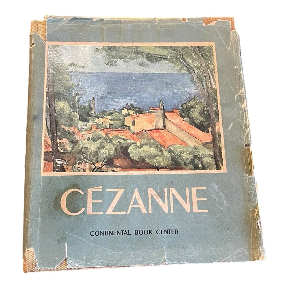 1st Ed CEZANNE HB w/Dust Cover 1948 Paris‎ Bernard Dorival Continental Book VTG
